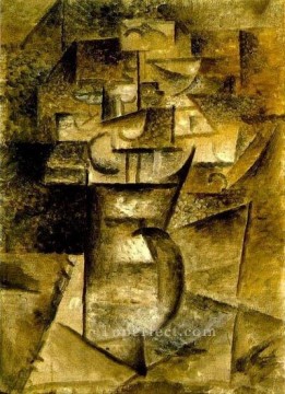 Florero cubista 1910 Pablo Picasso Pinturas al óleo